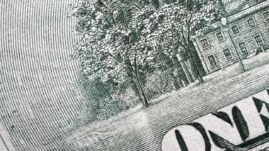 ABD Doları 'nın yakın çekim görüntüleri.