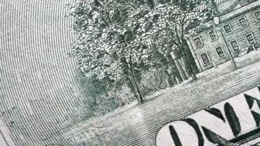ABD Doları 'nın yakın çekim görüntüleri.