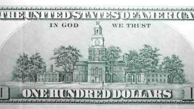 ABD Doları 'nın yakın çekim görüntüleri.