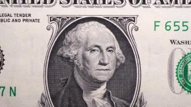 ABD Doları 'nın yakın çekim görüntüleri.