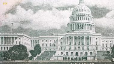 ABD Doları 'nın yakın çekim görüntüleri.