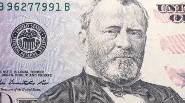ABD Doları 'nın yakın çekim görüntüleri.