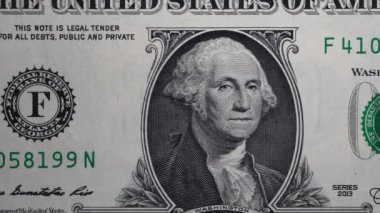 ABD Doları 'nın yakın çekim görüntüleri.