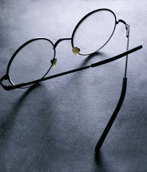 Lähikuva Klassisia Silmälaseja Silmälasit Lähikuva — kuvapankkivalokuva