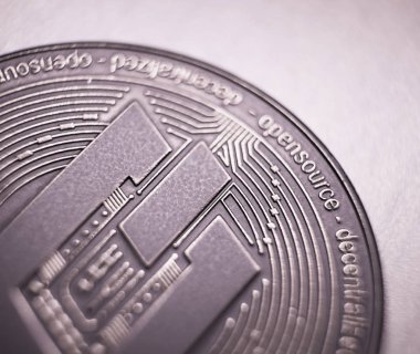 Cryptocurrency çizgi sikke