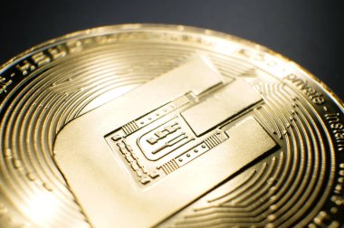 Cryptocurrency çizgi sikke