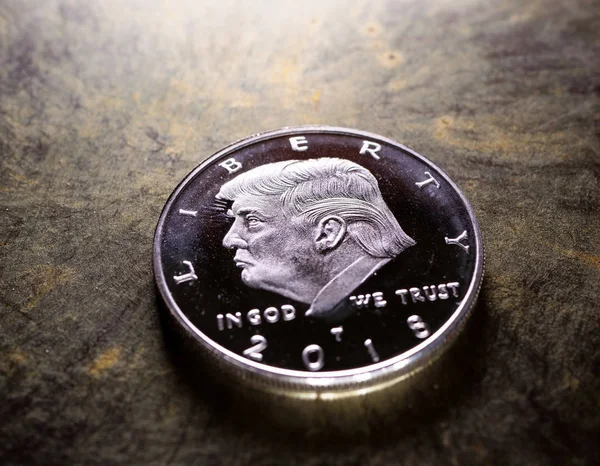 Donald Trump Coin — Stockfoto