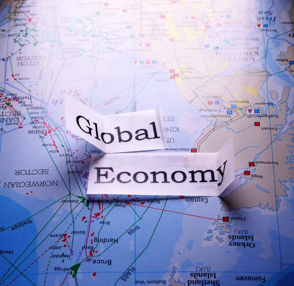 Global Economy Tag — Stock Photo, Image