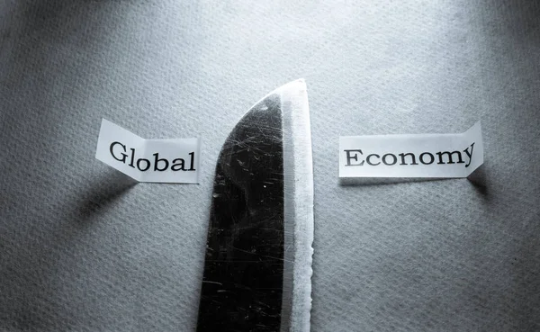 Global Economy Downfall — Stock Photo, Image