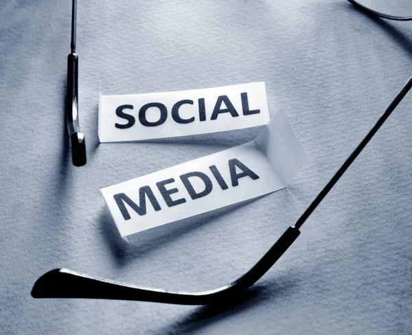 Sociala medier Tag — Stockfoto