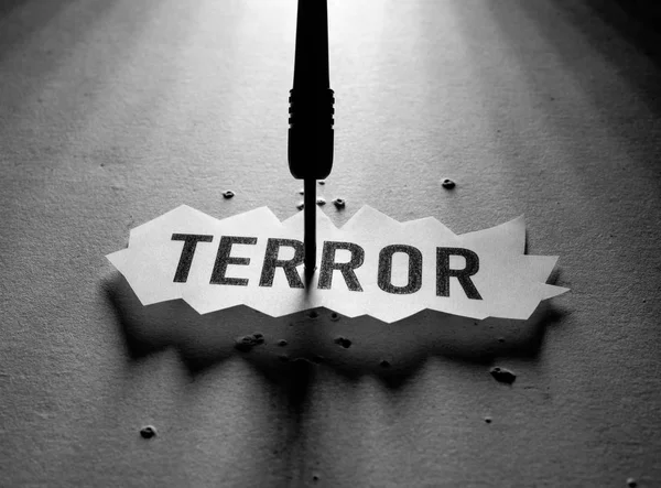 테러 태그 닫기 — 스톡 사진
