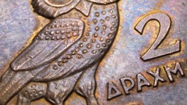 Ayrıntılı eski paraların görüntülerini kapat