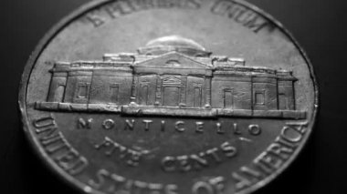 Ayrıntılı eski sikkelerin yakın çekim