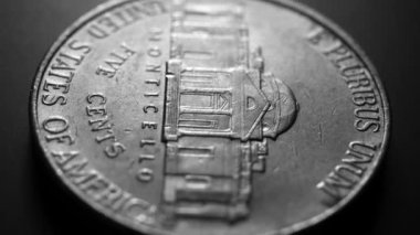 Ayrıntılı eski sikkelerin yakın çekim