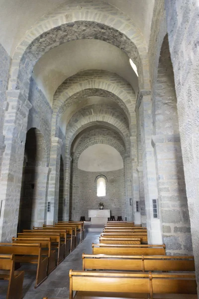 Kirche Der Rolltreppen Romanische Architektur Aude Frankreich — Stockfoto