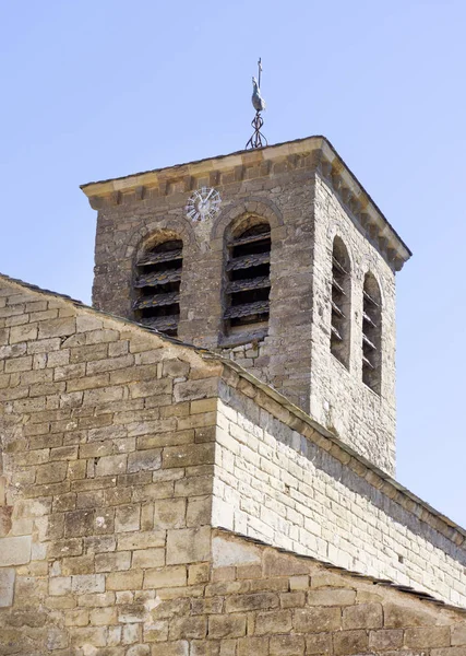 Kostel Escales Románská Architektura Aude Francie — Stock fotografie