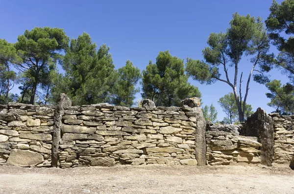 Megalityczna Święty Eugeniusz Laure Minervois Francja Europa — Zdjęcie stockowe