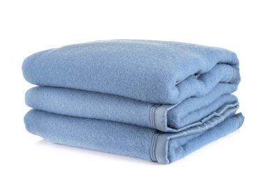 Beyaz arka plan önünde mavi kapak