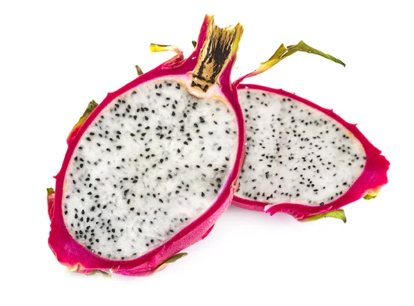 Φρούτα Του Pitaya Μπροστά Από Λευκό Φόντο — Φωτογραφία Αρχείου