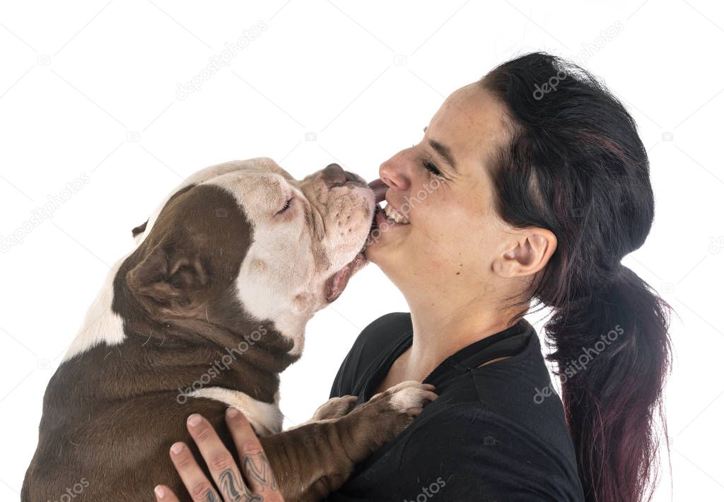 american bully and owner