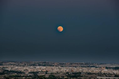 Lunar Eclipse ve Mars Malta rise