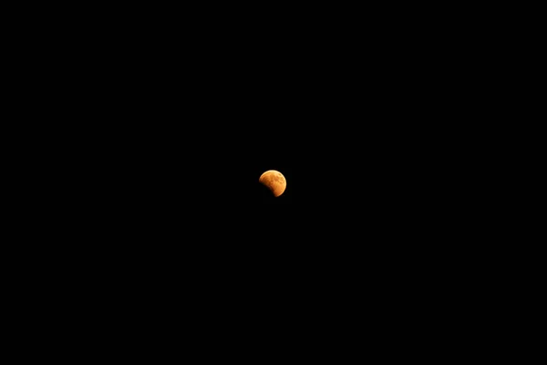 Lunar Eclipse 2018 Mdina Malta — Stock Photo, Image