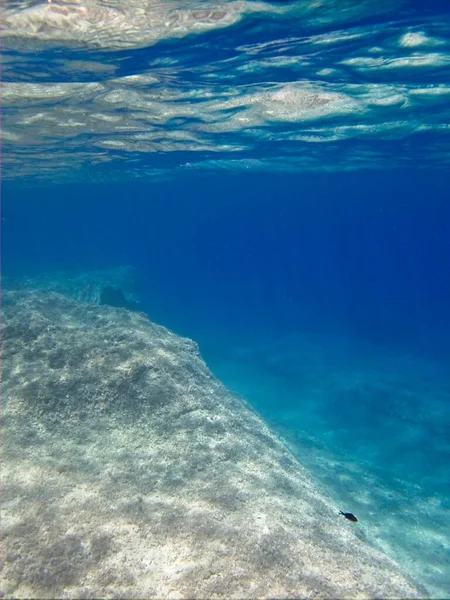 Beautiful Blue Waters Coast Mediterranean Island Malta — Stock Photo, Image