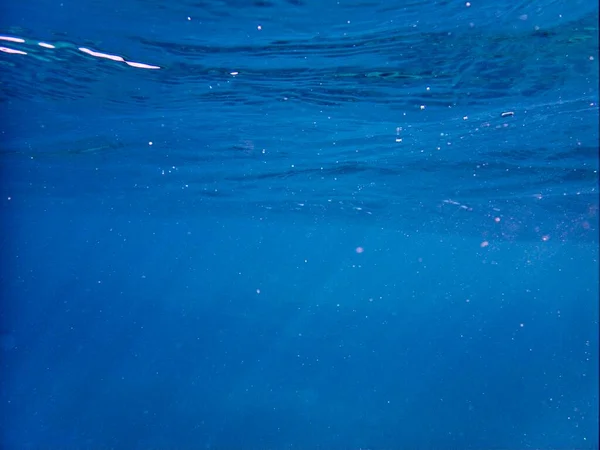 Μπλε Γαλαζοπράσινα Νερά Στη Μεσόγειο — Φωτογραφία Αρχείου