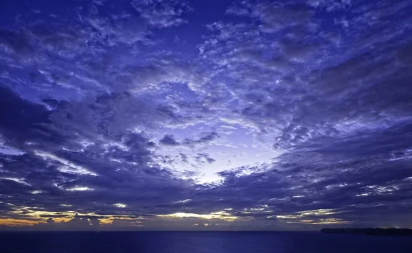 Ένας Όμορφος Βραδινός Ουρανός Πάνω Από Νησί Gozo — Φωτογραφία Αρχείου