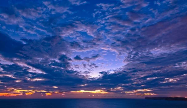Beautiful Evening Sky Island Gozo — Stock Photo, Image