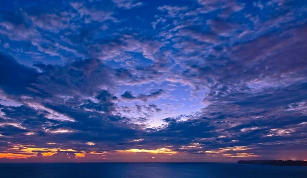 五蔵島の美しい夕空 — ストック写真