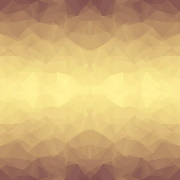 Abstrakte braune polygonale Hintergrund — Stockvektor