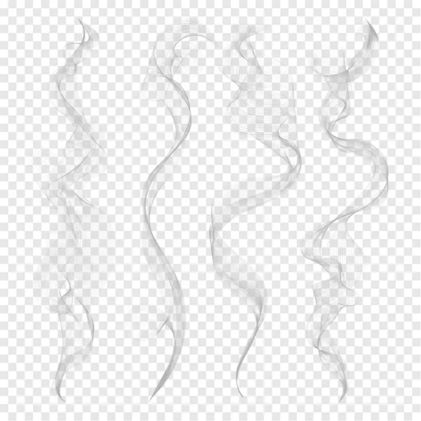 Реалістичні сигаретні димові хвилі — стоковий вектор