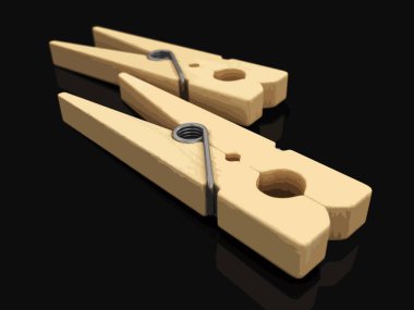 Ahşap clothespins dönüştürün. Görüntü kırpma yolu ile