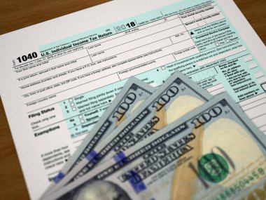 Vergi form 1040 ve dolar