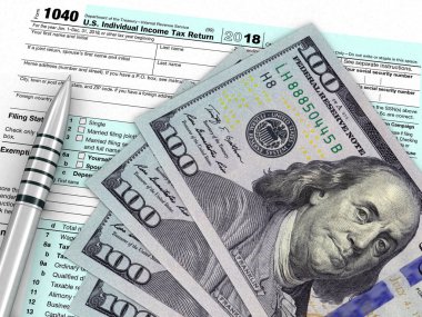Vergi form 1040 ve dolar