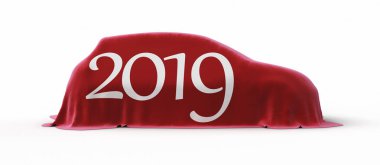 2019 araba. Görüntü kırpma yolu ile