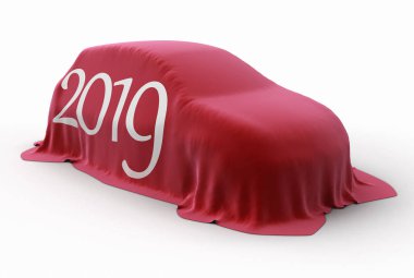 2019 araba. Görüntü kırpma yolu ile