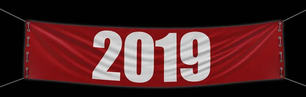 Big 2019 Banner. Image with clipping path