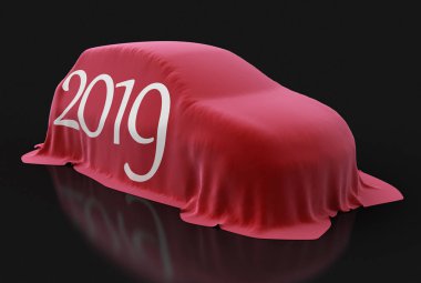 2019 araba. Görüntü kırpma yolu ile