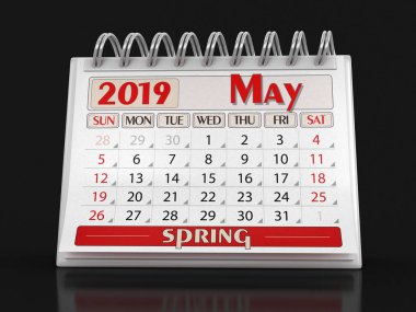 Takvim - Mayıs 2019 (dahil kırpma yolu)