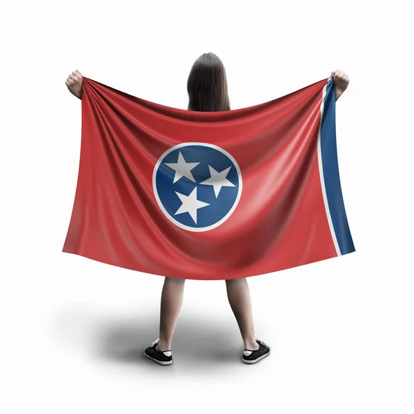 Women Tennessee Flag — Stock Photo, Image