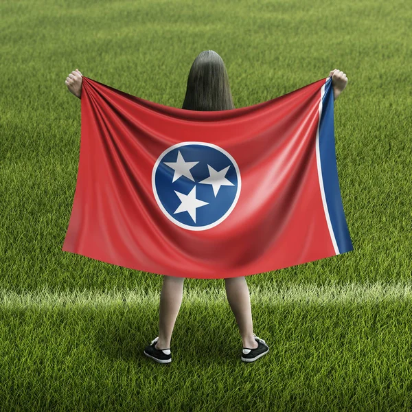 Mulheres Tennessee Bandeira — Fotografia de Stock
