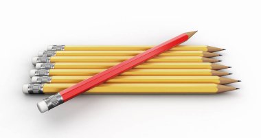 Kalemler. Görüntü kırpma yolu ile. 