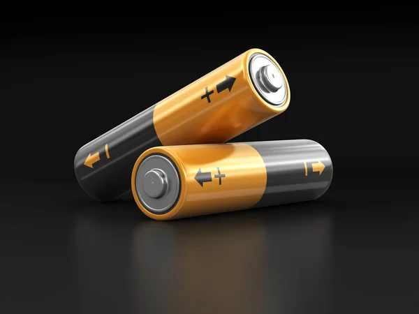Батареи Изображение Пути Обрезки — стоковое фото