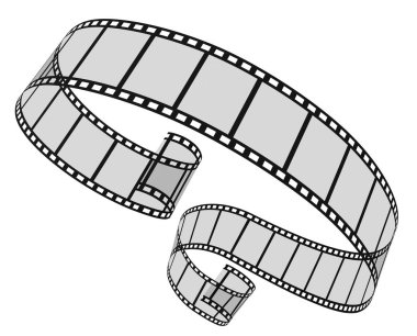 Beyaz 3d film şerit