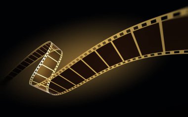 Siyah 3d film şerit