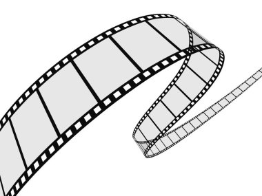 Beyaz 3d film şerit
