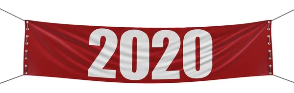 Gran 2020 Banner Imagen Con Ruta Recorte — Foto de Stock