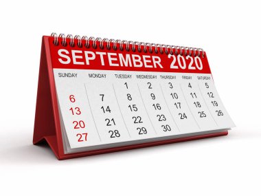 Takvim - Eylül 2020 (kırpma yolu dahil)
